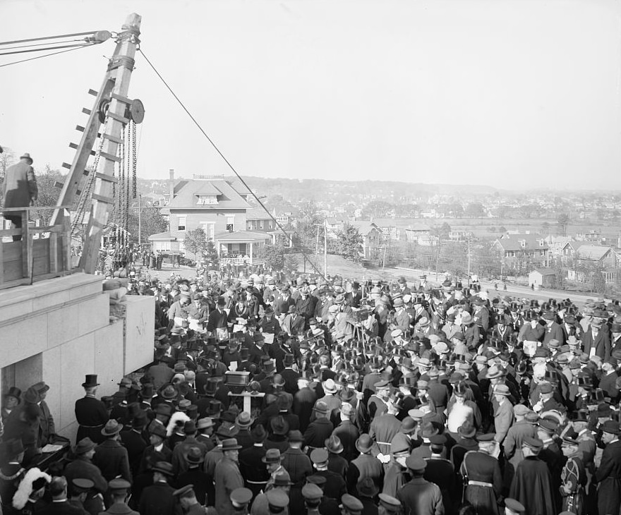 Dedication, George Washington Memorial in Alexandria, 1910s