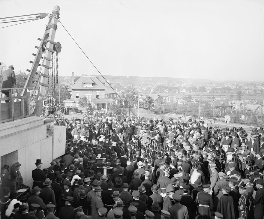 Dedication, George Washington Memorial in Alexandria, 1910s