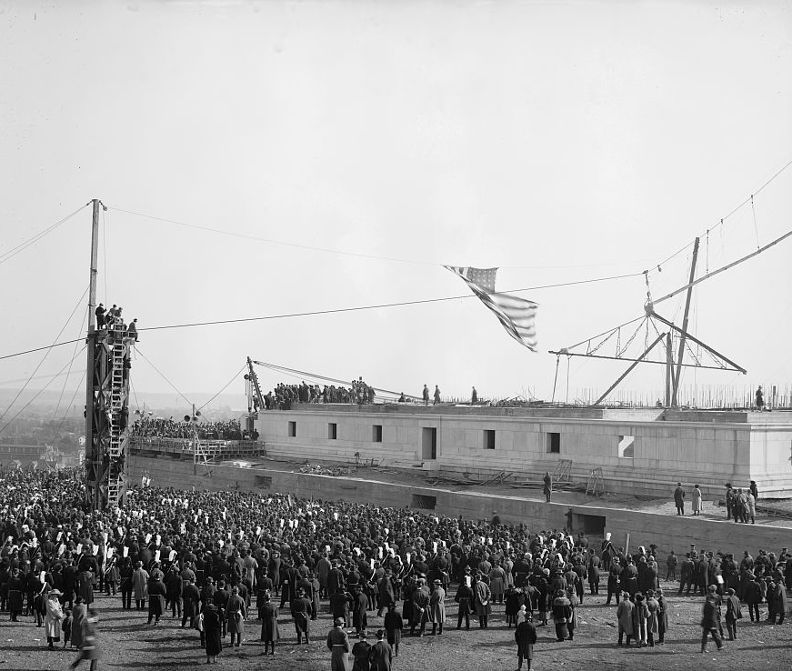 Dedication, George Washington Memorial in Alexandria, 1910s