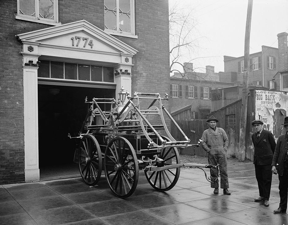 Friendship fire engine, Alexandria, 1910s