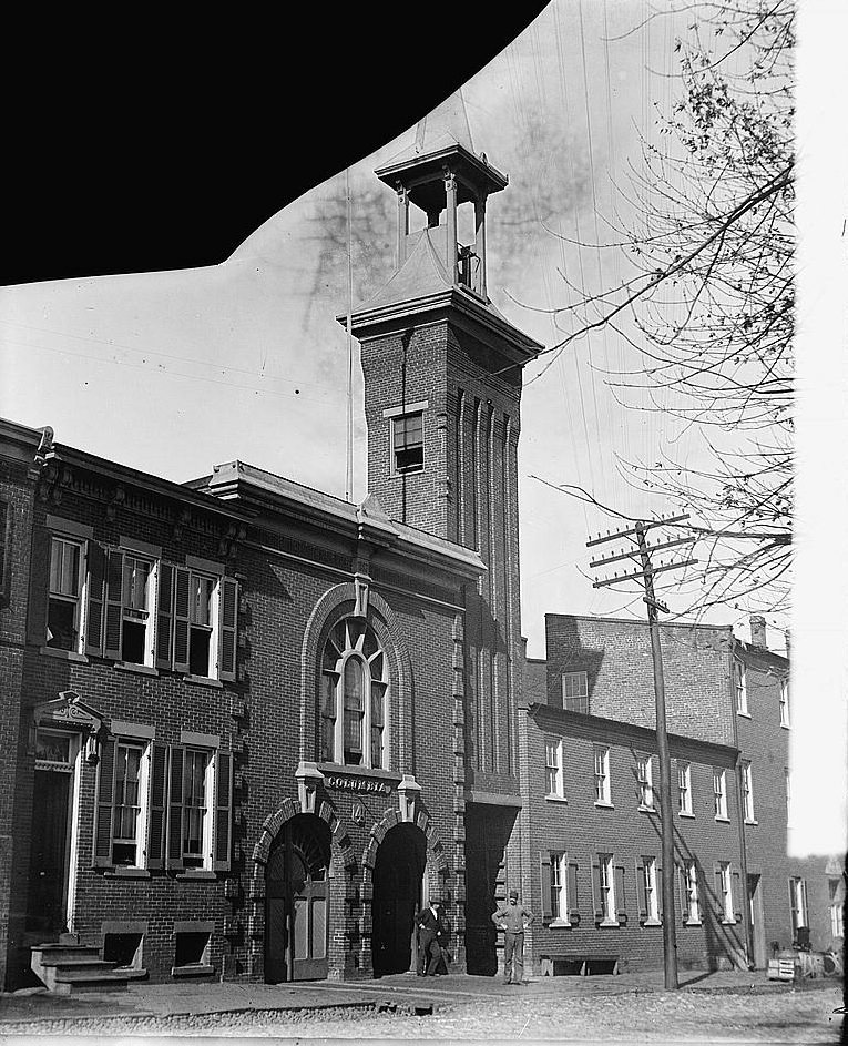 Columbia fire engine house, Alexandria, 1918