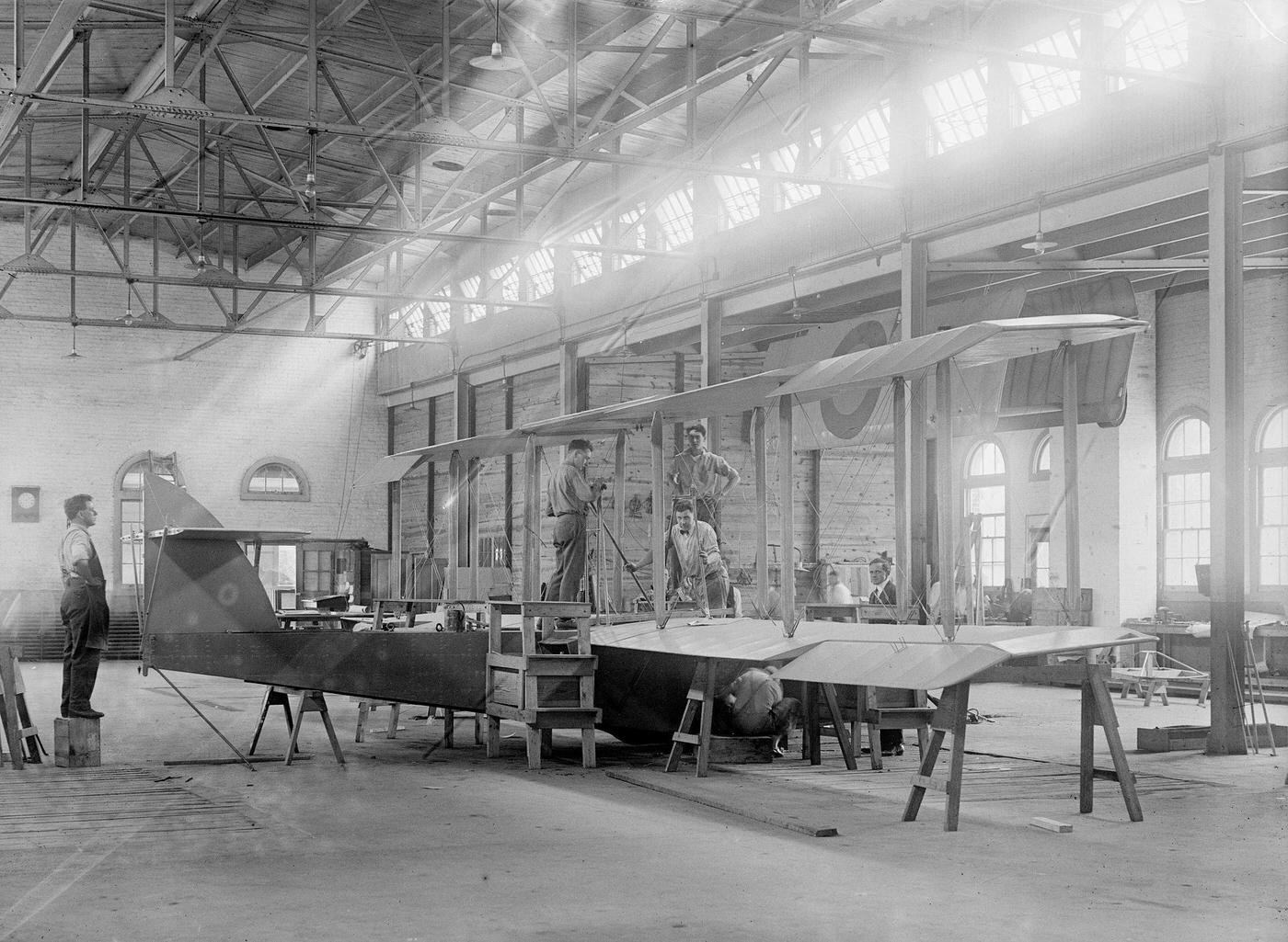 US Army Airplane Factory, Alexandria, 1918