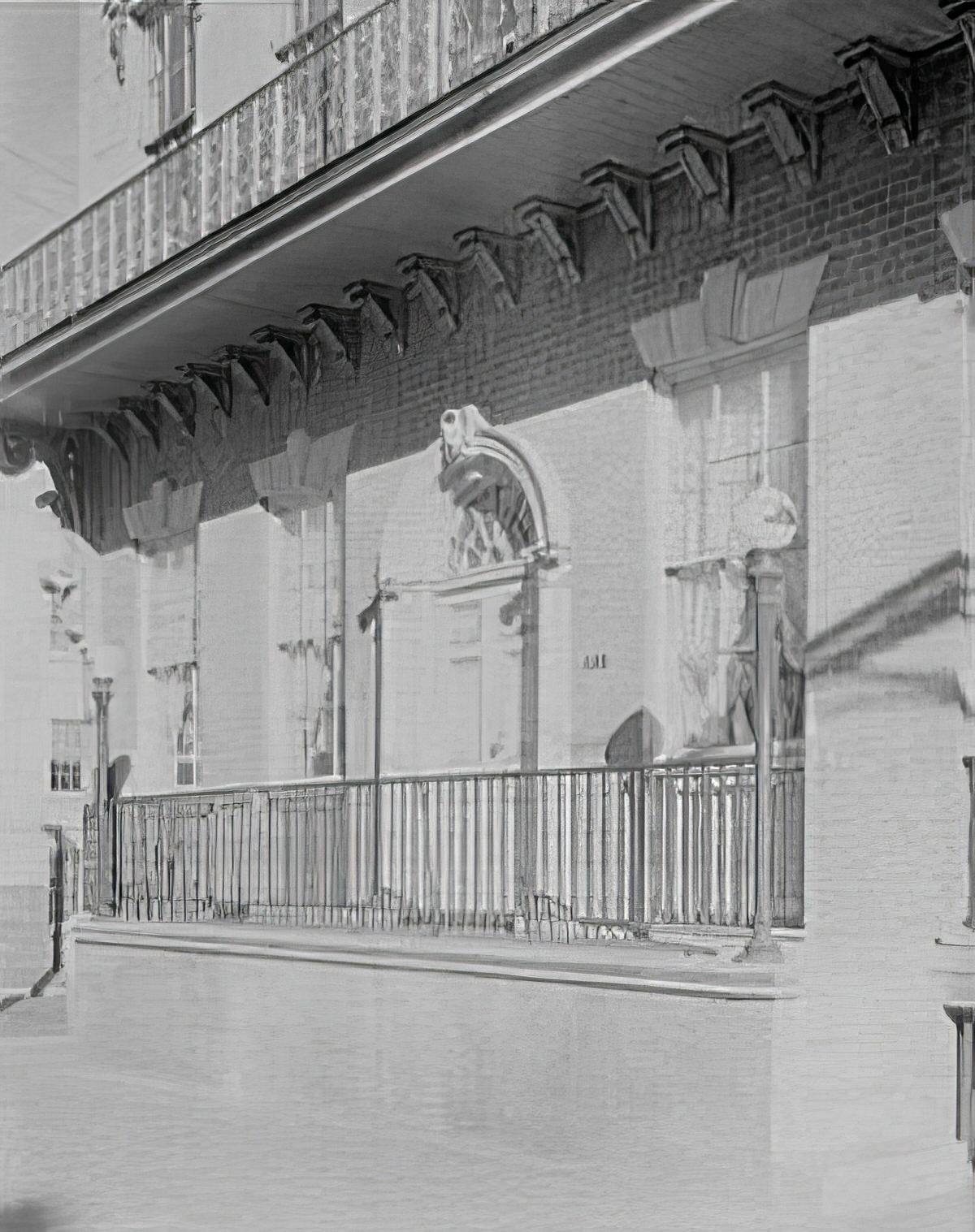 Bank in Alexandria. Exterior of bank in Alexandria, 1920s