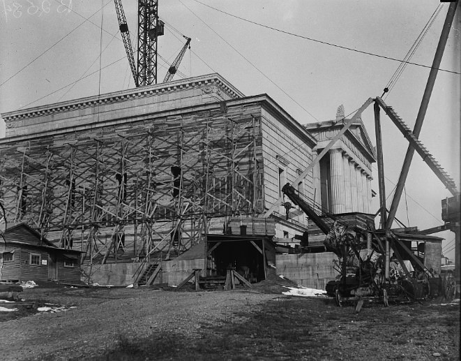 Construction of the George Washington Masonic National Memorial, Alexandria, 1928