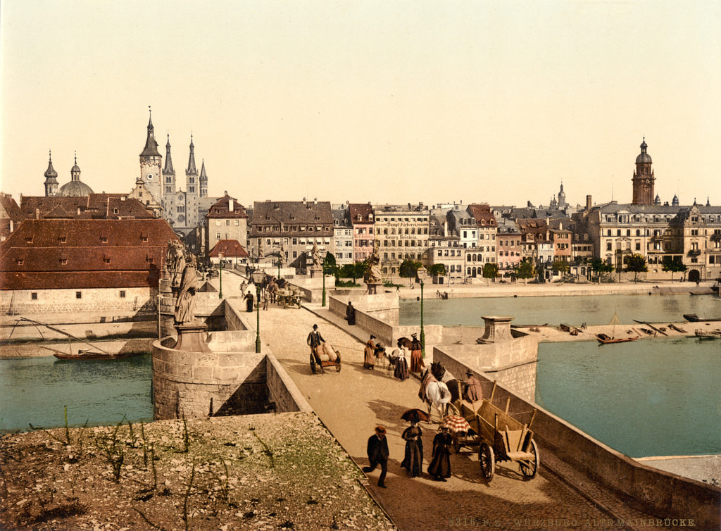 Old Main Bridge, Würzburg, Bavaria