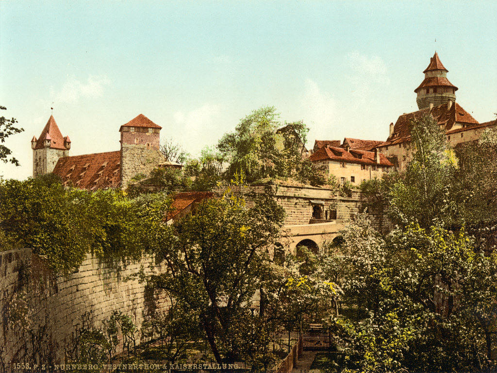 Vestner gate & Imperial stables, Nuremberg, Bavaria