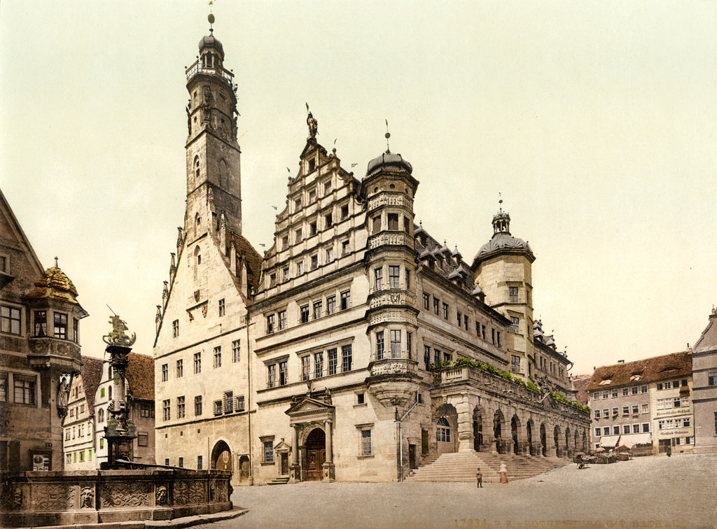City hall, Rothenburg ob der Tauber, Bavaria