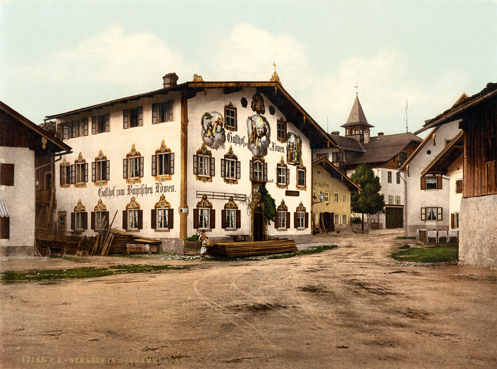 Gasthof zum Bayerischen Löwen, Oberammergau, Upper Bavaria