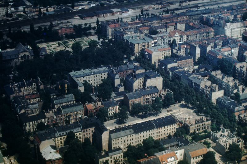 Aerial view of Berlin