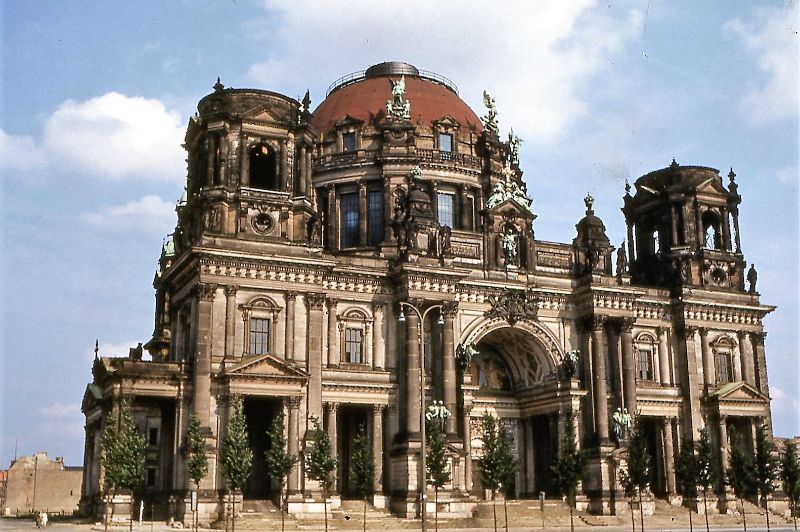 Cathedral in Soviet Sector, Berlin, 1954