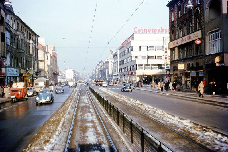 Leineweber store in Steglitz, Berlin, 1954