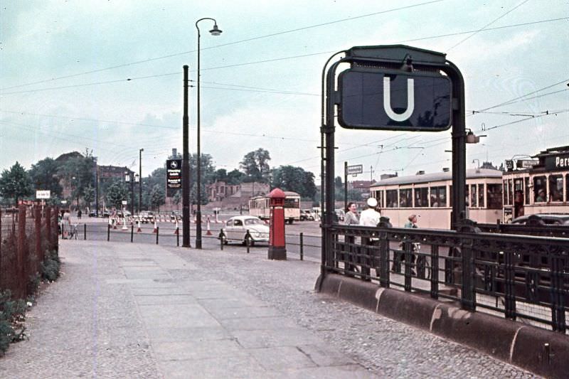 On Line 55 which in 1967 became the last tram line in West Berlin, Berlin, 1954