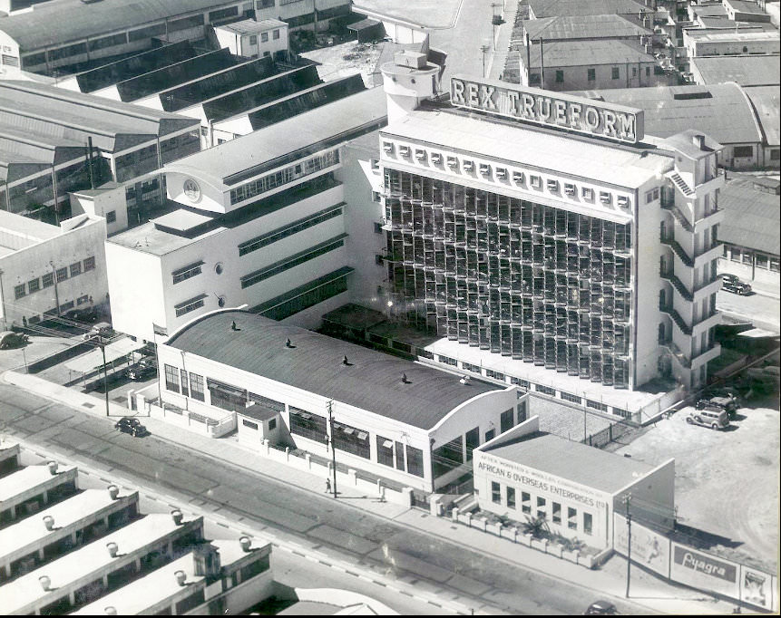 New Rex Trueform building, 1948.