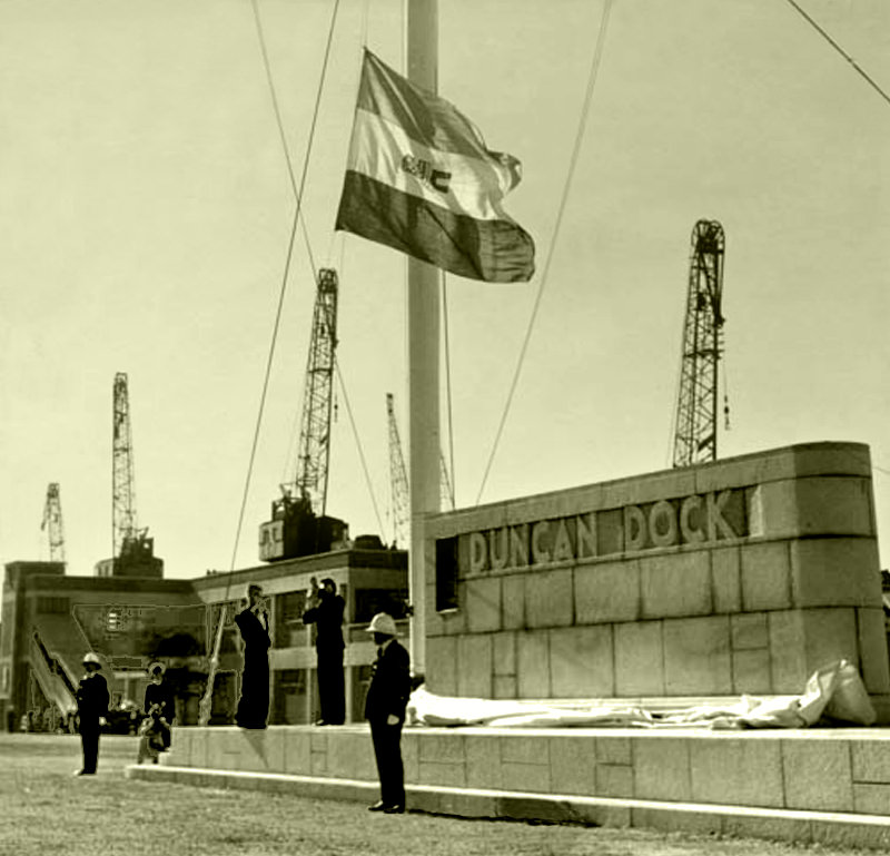Duncan Dock 1944.