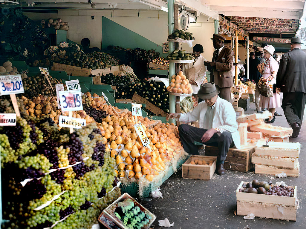 Parade Fruit stall, 1965.