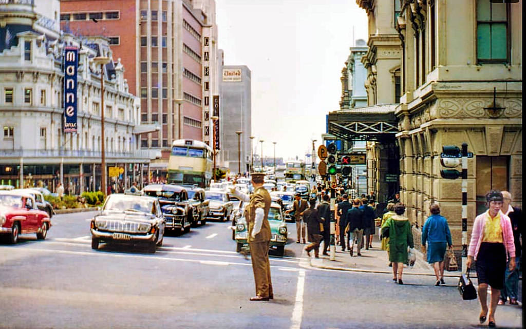 Corner Adderley and Castle Streets, 1965.