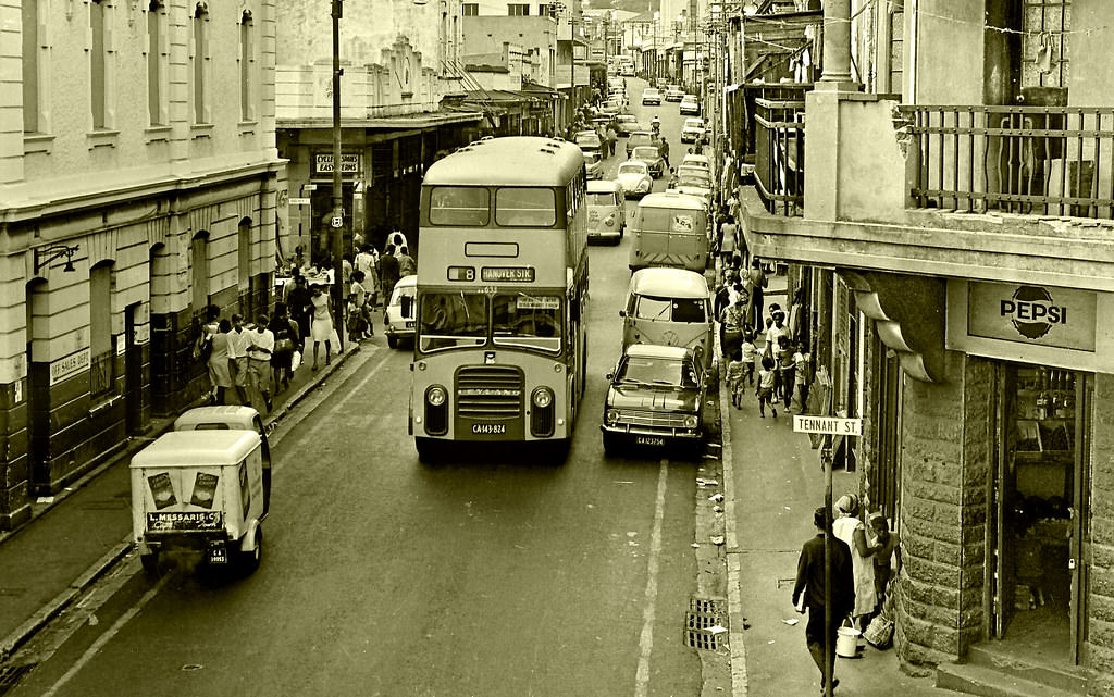 Corner Hanover and Tennant streets, 1966.