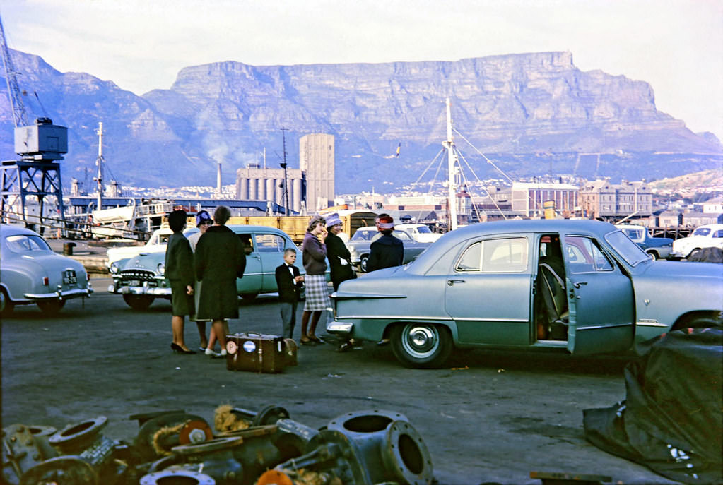 Early morning welcoming party, 1963.