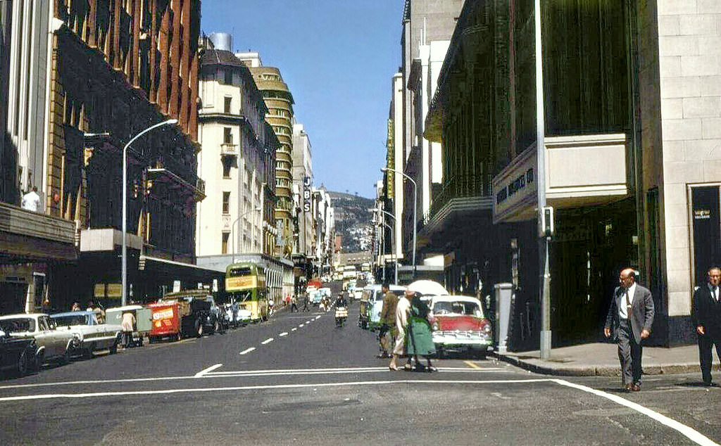 Corner St.George's and Riebeeck streets, 1968.
