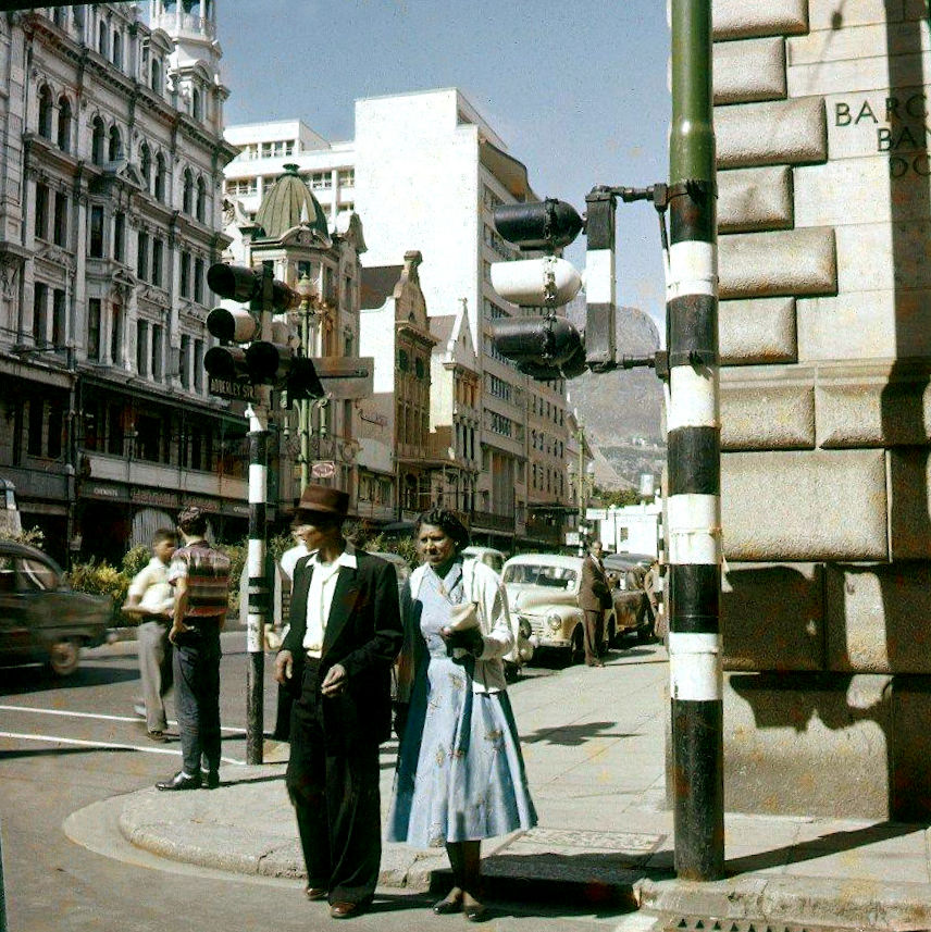 Crossing Shortmarket Street, 1960.