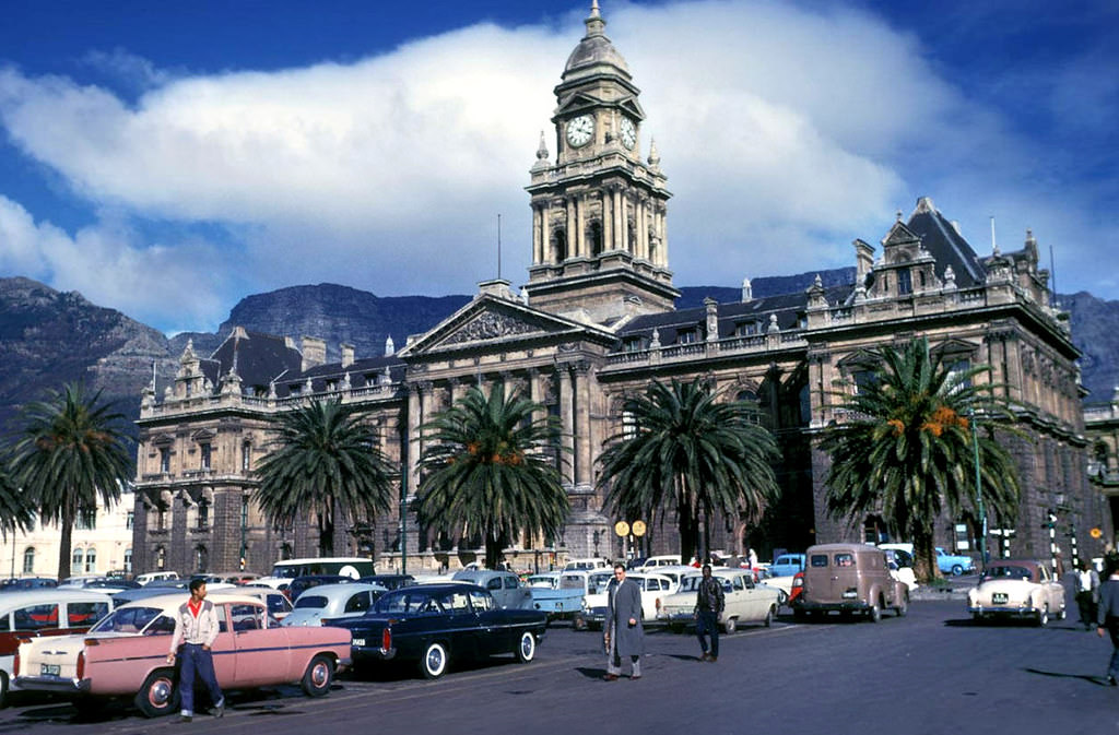 Bright winter's day on the Parade, 1961.