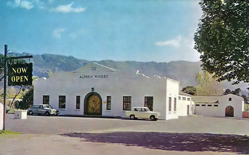 Alphen winery, Constantia. 1968.