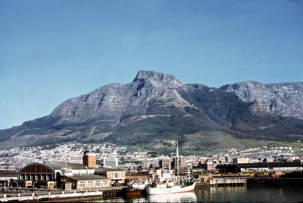 When Table Mountain still had a forest 1968.
