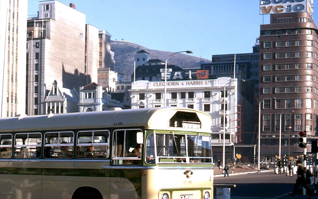 View on Adderley street, 1969