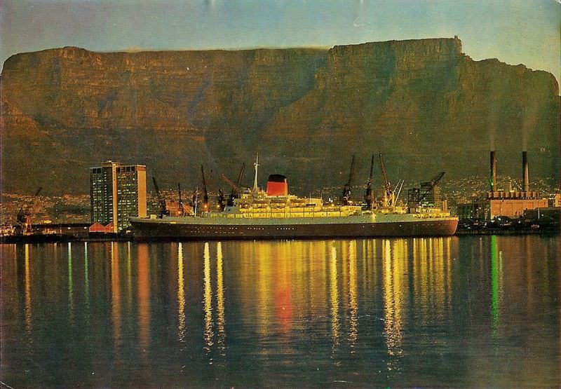 Mailship in the Duncan Dock, 1965