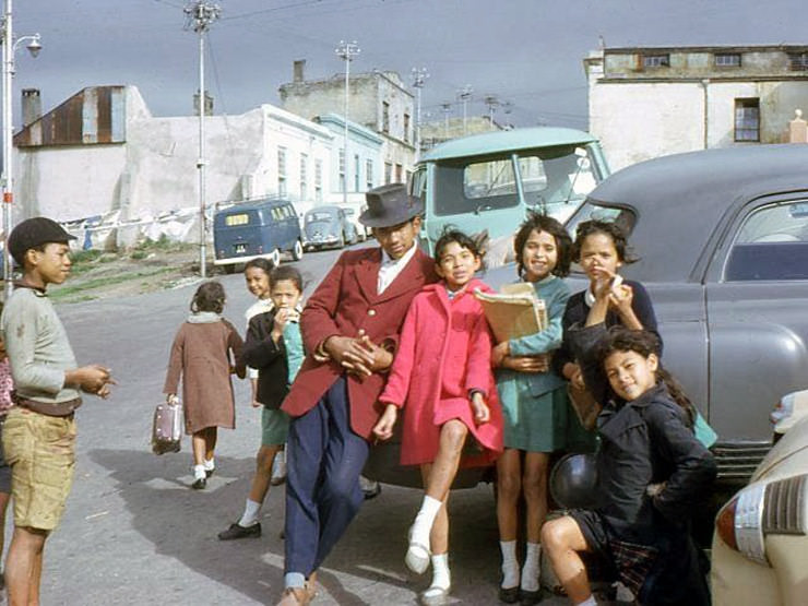 Posing in the Bo-Kaap, 1962