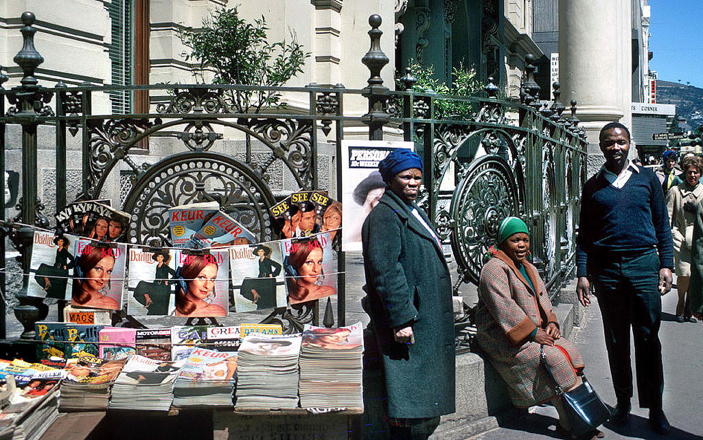 Magazine seller, 1970