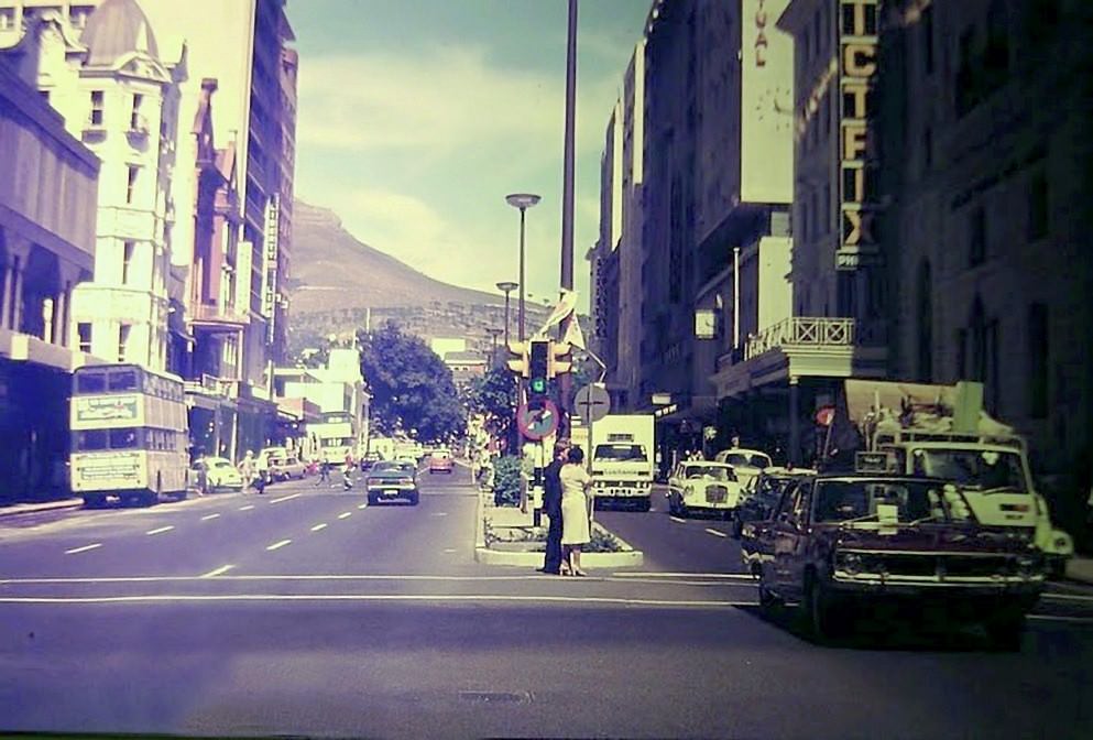Top end of Adderley street, 1977.