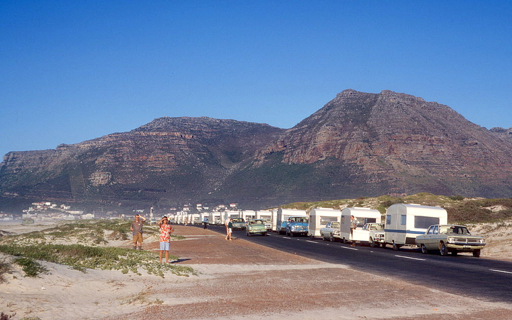 Caravan Rally in Muizenberg, 1970.