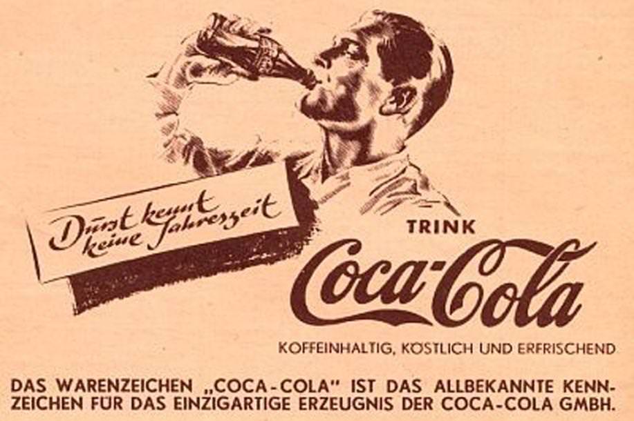 Coca-Cola ad, Nazi Germany, 1935
