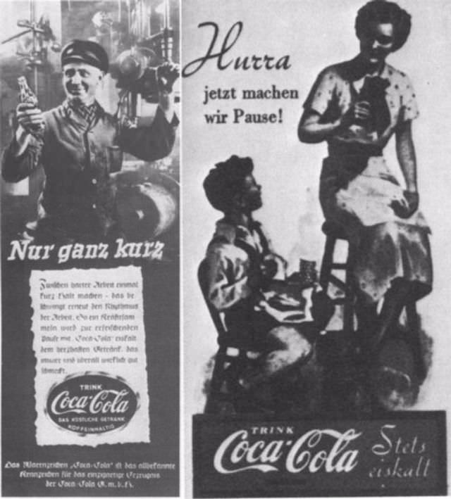 When Coca-Cola Quenched Thirst in the Third Reich: A Look at Vintage Advertisements Under the Nazis