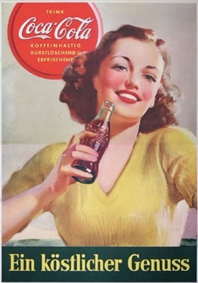 Coca-Cola ad, Nazi Germany, 1939.