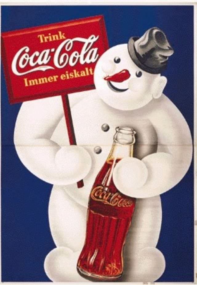 Coca-Cola ad, Nazi Germany, 1938.