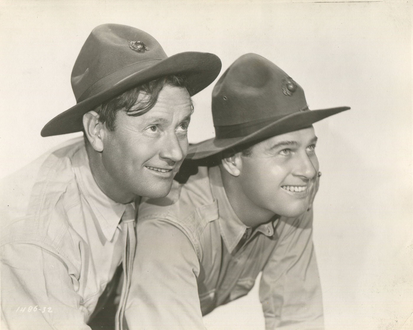 Richard Arlen and Roscoe Karns in Come On, Marines! (1934)
