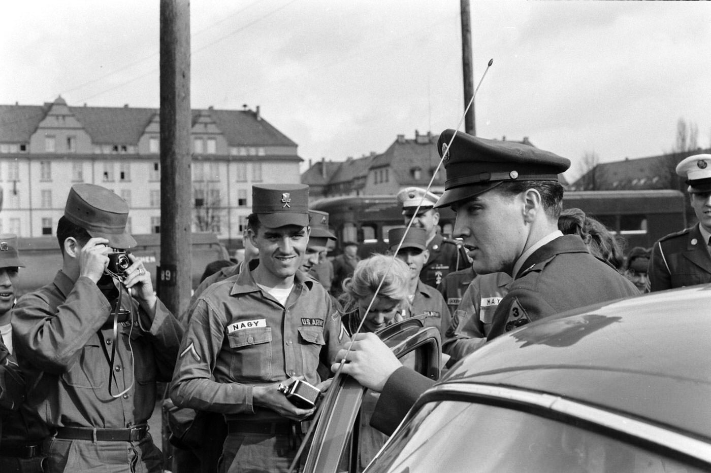 Sgt. Elvis Presley prepares to leave Germany, March 1960.