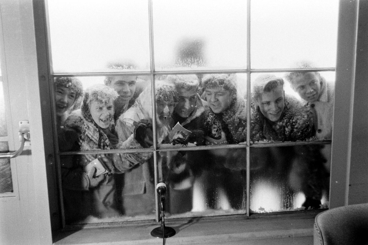 Elvis Presley fan, McGuire Air Force Base, New Jersey, March 1960.