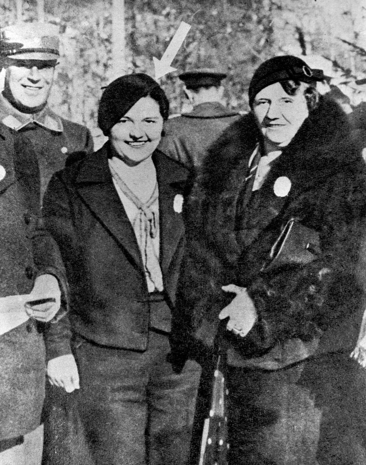 Geli Raubal and her mother Angela Hitler Raubal. Geli, believed to be Hitler's lover, died under mysterious circumstances in 1931.