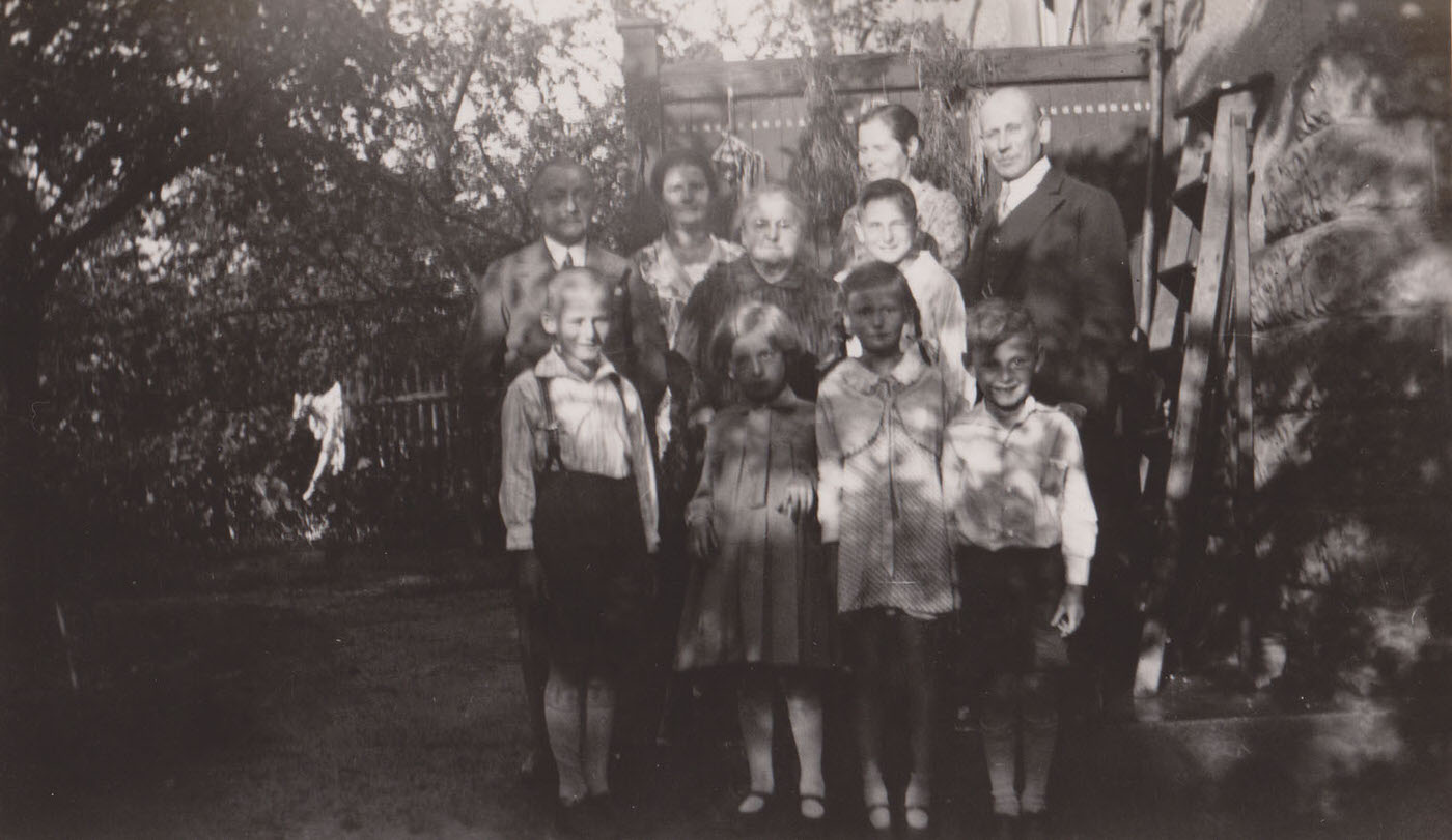 The family in Zwickau in August 1931