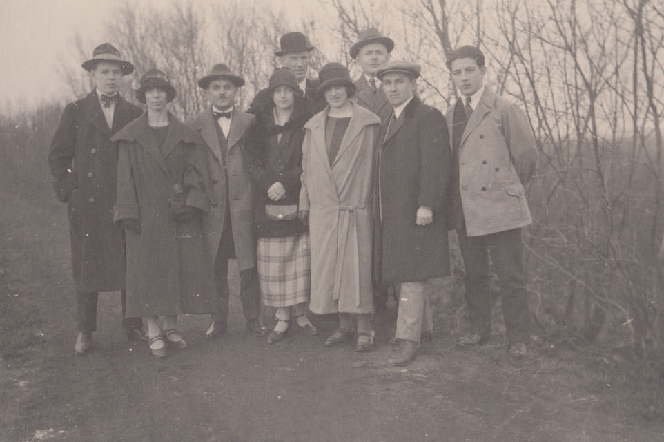 Winter walk, ca.1920s-30s