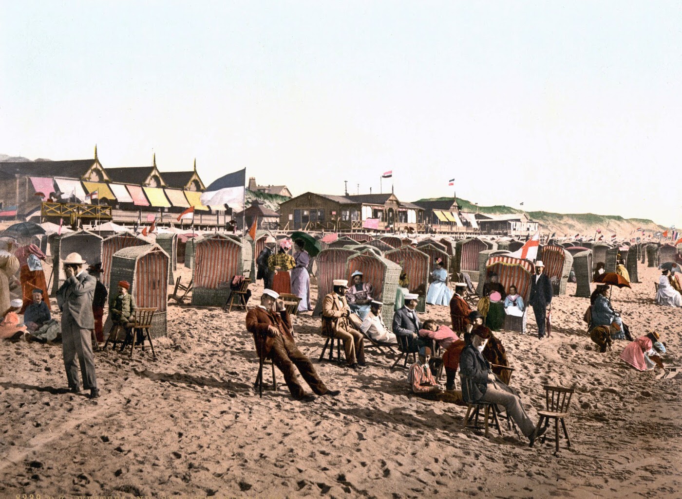 The chalets, Westerland, Sylt, Schleswig-Holstein, Germany, 1890