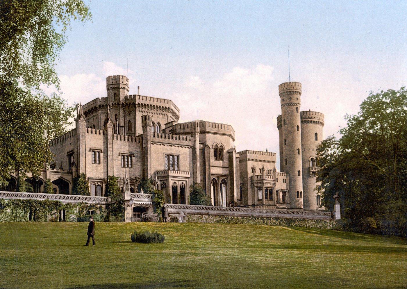 Schloss Babelsberg, Potsdam, Berlin, Germany, 1890.