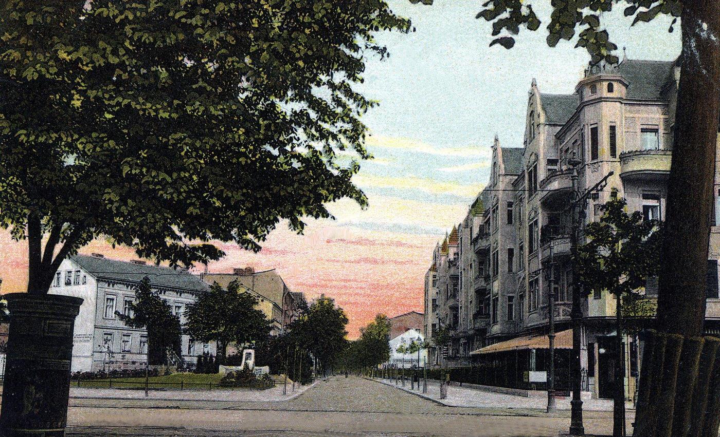 Berlin Steglitz, Blick in die Schildhornstrasse, 1890s