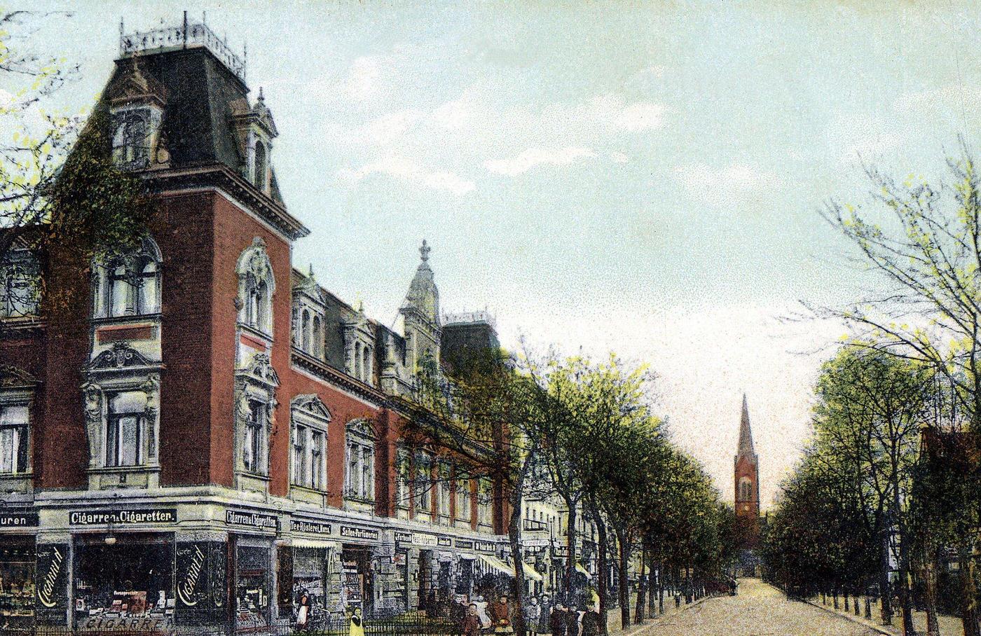 Berlin Lichterfelde, verlängerte Wilhelmstrasse in Lichterfelde-Ost, 1890s