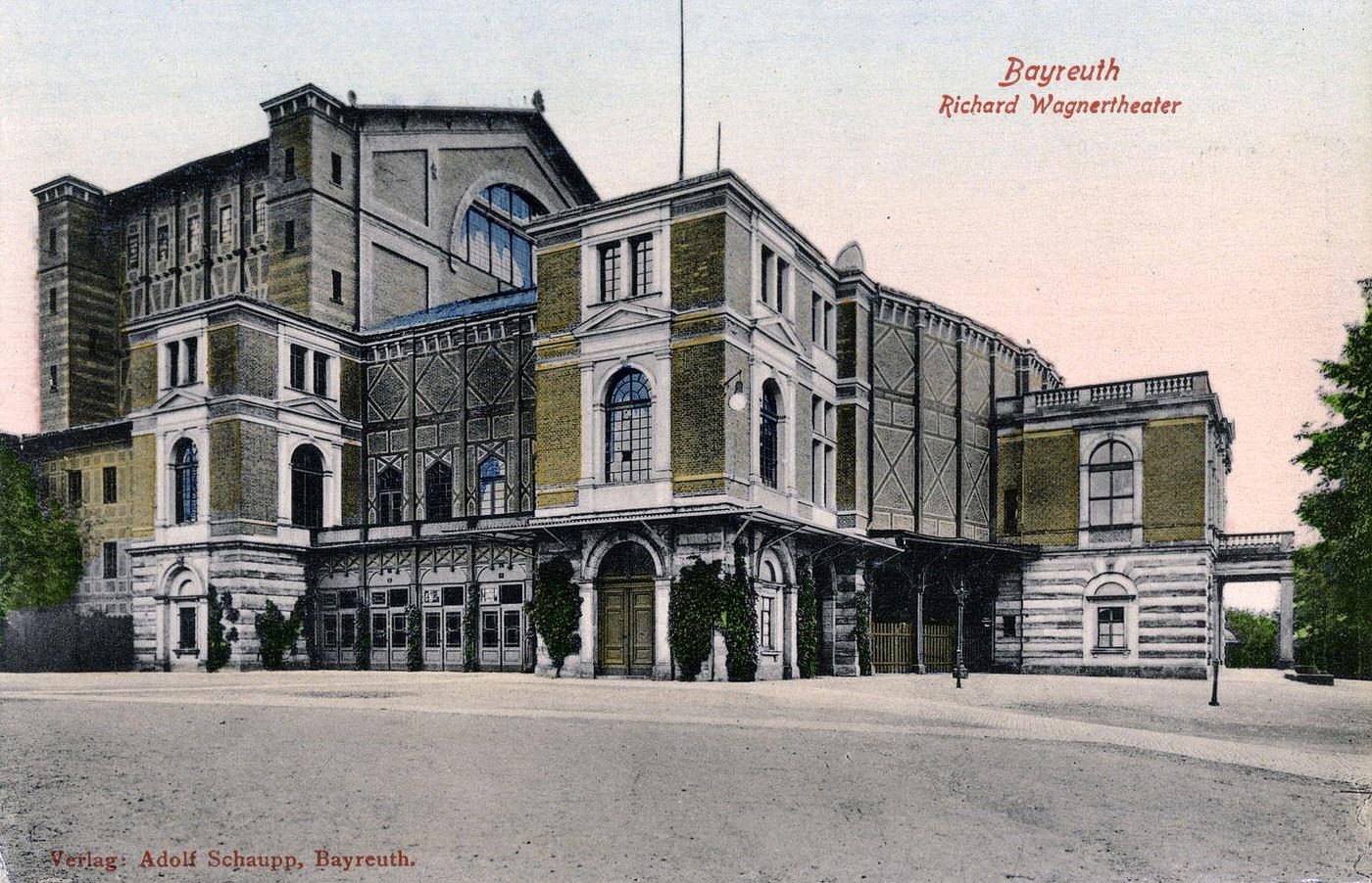 Bayreuth Festspielhaus, constructed between 1872 and 1875.