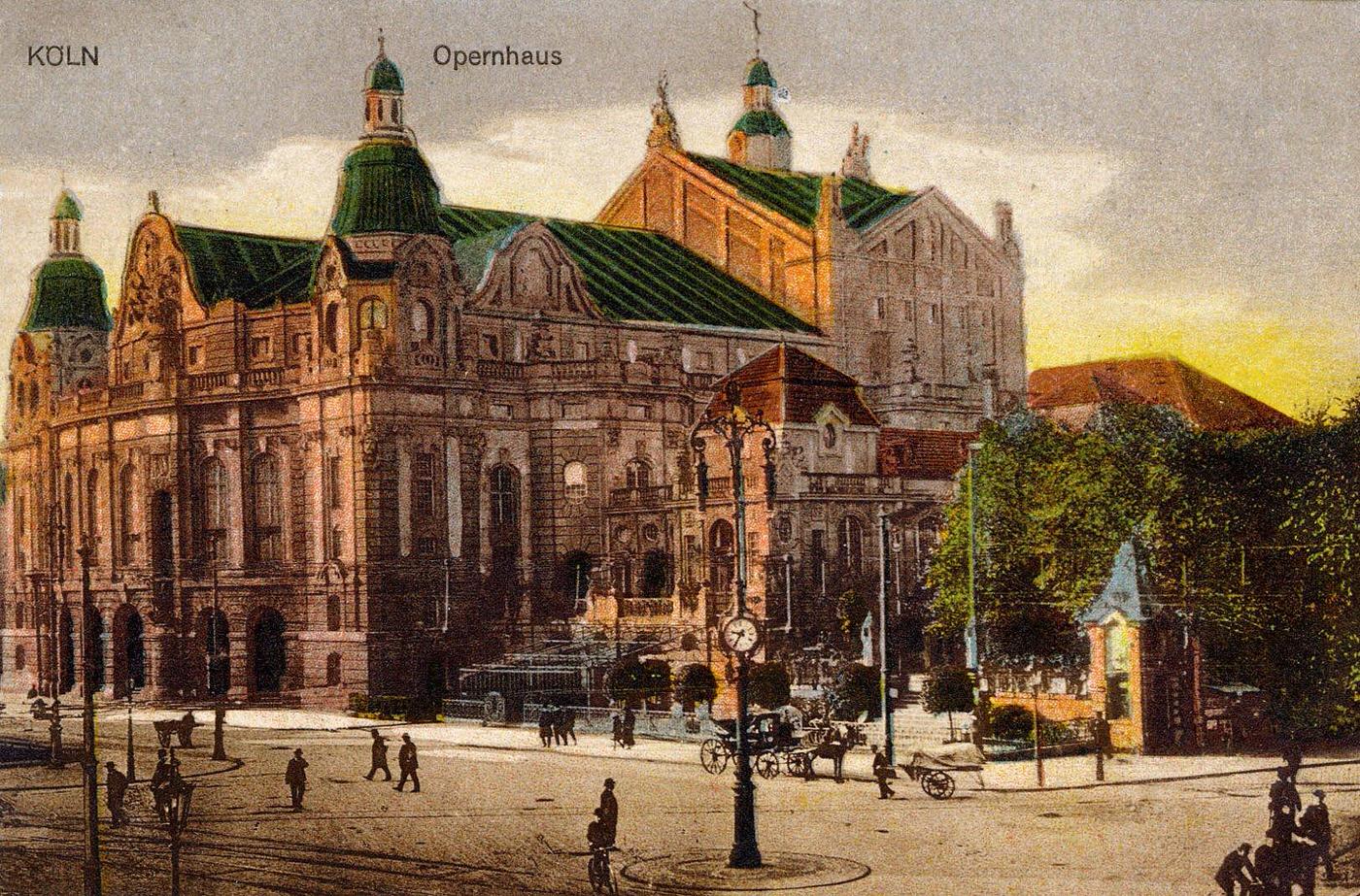 Cologne Opera house, 1890s