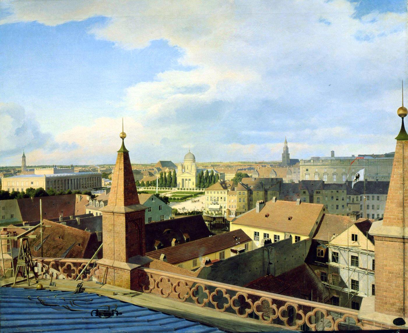 Berlin' in the mid-19th century, artist Johann Philipp Eduard Gartner.